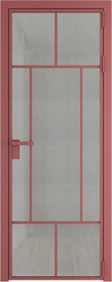 Алюминиевая дверь Profil Doors 10 AG Красный антрацит Рэте