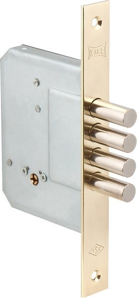Замок Kale kilit (Кале килит) врезной крестообразный 189/4MF (52 mm) (латунь), 5 кл.