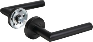 Ручка Fuaro (Фуаро) раздельная R.DSS201-0204/19 (INOX 201) BLACK