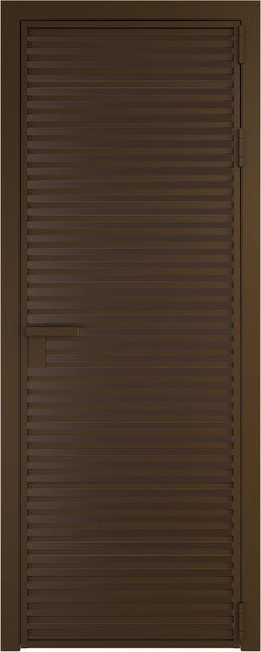 Алюминиевая дверь Profil Doors 12 AG Деорэ Монохром шоколад