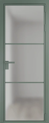 Алюминиевая дверь Profil Doors 13 AG Зеленый воск Матовое