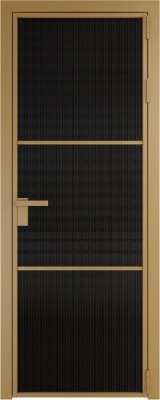 Алюминиевая дверь Profil Doors 13 AG Золото Мору черное