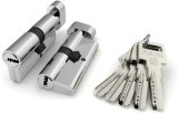 Цилиндровый Fuaro (Фуаро) механизм (R602/100) R6002Knob100(45+10+45) CP хром 5Key с вертушкой