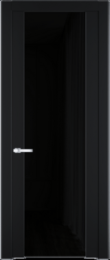 Межкомнатная дверь Profil Doors 1.13 P Черный триплекс Блэк
