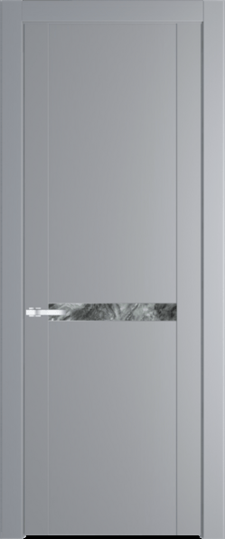 Межкомнатная дверь Profil Doors 1.4 P Атриум серебро Смоки (RAL 870-02)
