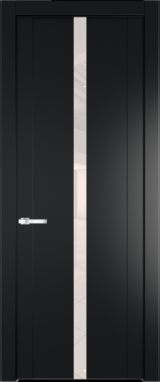 Межкомнатная дверь Profil Doors 1.8 P Lacobel Перламутровый лак Блэк