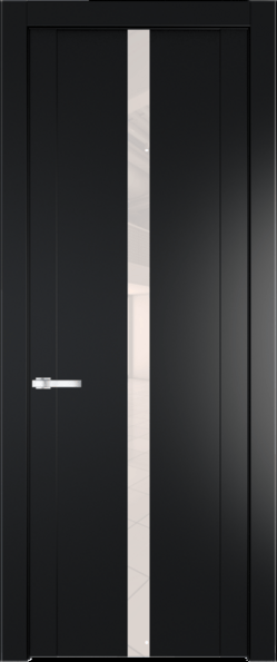 Межкомнатная дверь Profil Doors 1.8 P Lacobel Перламутровый лак Блэк