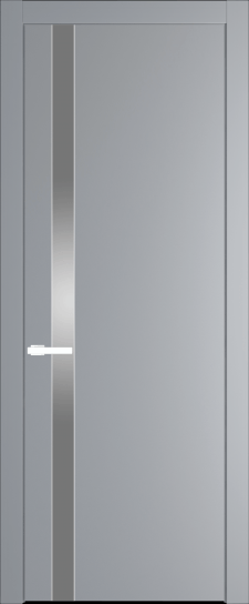 18PW Смоки (RAL 870-02) стекло Lacobel Серебряный лак