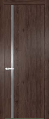 Межкомнатная дверь Profil Doors 21 NW Lacobel Серебряный лак Дуб Тобакко