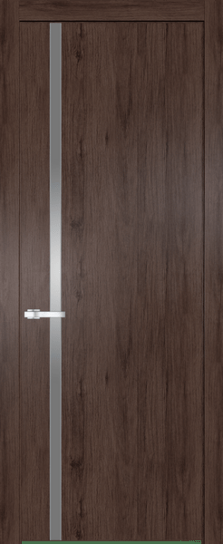 Межкомнатная дверь Profil Doors 21 NW Lacobel Серебряный лак Дуб Тобакко
