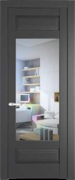 Межкомнатная дверь Profil Doors 4.3.3 PD Графит (Pantone 425С) Прозрачное