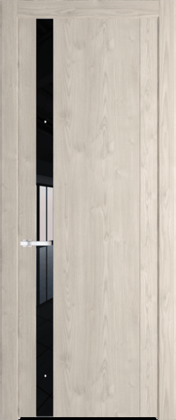 Межкомнатная дверь Profil Doors 1.2 N Lacobel Черный лак Каштан светлый