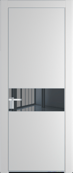 Межкомнатная дверь Profil Doors 17 PA Серебро Зеркало Grey Крем Вайт (RAL 120-02)