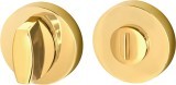 Ручка Armadillo (Армадилло) поворотная BK6.R.URB52 (WC-BOLT BK6/URB) GOLD-24 золото 24К