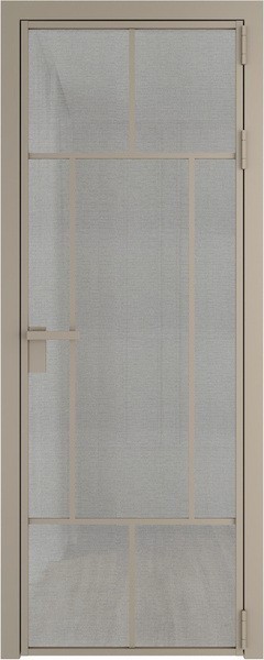 Алюминиевая дверь Profil Doors 10 AG Никель матовый Рэте