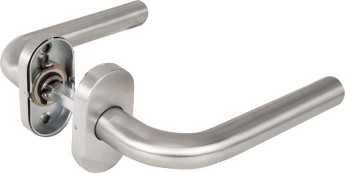 Ручка Fuaro (Фуаро) раздельная R.DSS201-0201P/19 INOX 201 (овальное основание)