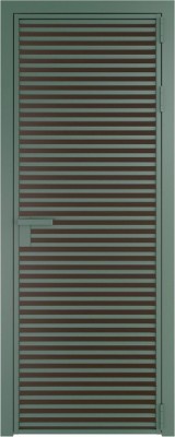 Алюминиевая дверь Profil Doors 12 AG Зеленый воск Монохром шоколад