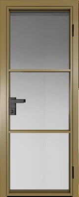 Алюминиевая дверь Profil Doors 13 AG Золото Матовое