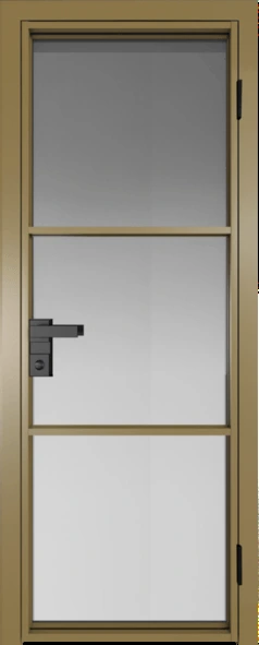 Алюминиевая дверь Profil Doors 13 AG Золото Матовое