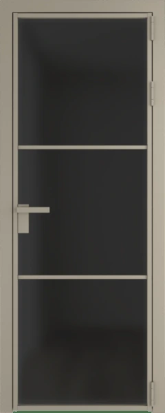Алюминиевая дверь Profil Doors 13 AG Никель матовый Тонированное матовое