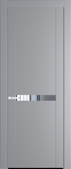 Межкомнатная дверь Profil Doors 1.4 P Зеркало Смоки (RAL 870-02)