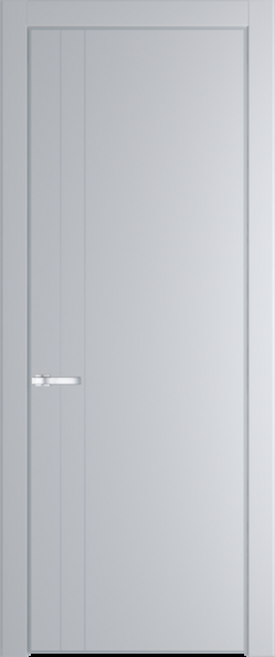 Межкомнатная дверь Profil Doors 12 PE Лайт Грей (RAL 870-01) Серебро