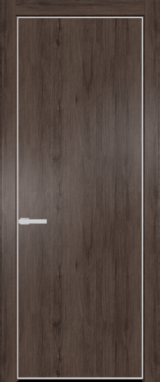 Межкомнатная дверь Profil Doors Orange 1 NE.O Дуб Тобакко Белый матовый RAL9003