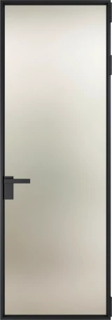 Алюминиевая дверь Profil Doors Orange 1AV.O Черный матовый