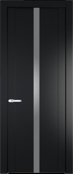 Межкомнатная дверь Profil Doors 1.8 P Lacobel Серебряный лак Блэк