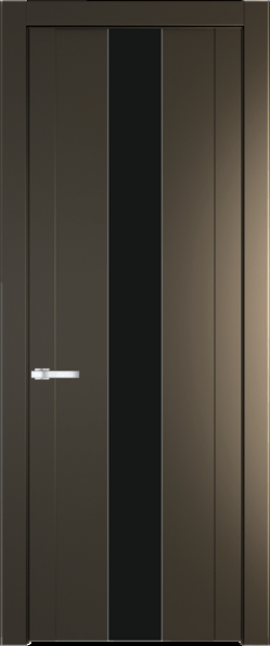 Межкомнатная дверь Profil Doors 1.9 P Монохром черный Перламутр бронза