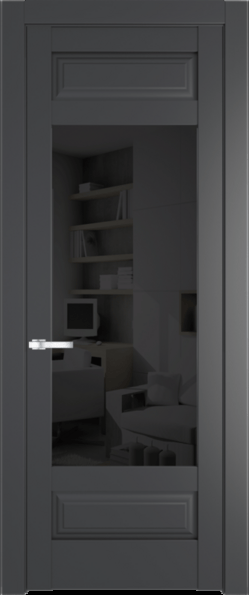 Межкомнатная дверь Profil Doors 4.3.3 PD Графит (Pantone 425С) Черное тонированное