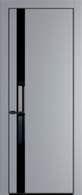 Межкомнатная дверь Profil Doors Orange 18 PE.O Черный лак Смоки (RAL 870-02) Черный матовый RAL9005