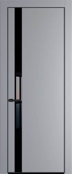 Межкомнатная дверь Profil Doors Orange 18 PE.O Черный лак Смоки (RAL 870-02) Черный матовый RAL9005