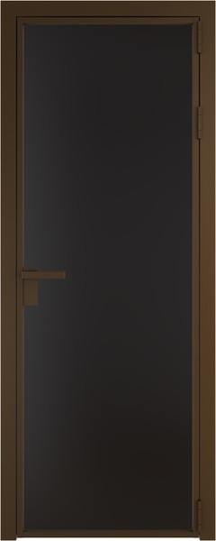 Алюминиевая дверь Profil Doors 1 AG Деорэ Монохром черный