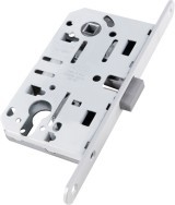 Корпус AGB (АГБ) врезного замка магнитный под цилиндр MEDIANA POLARIS B06103.50.FM (белый)
