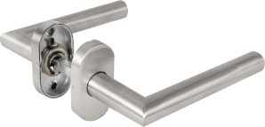 Ручка Fuaro (Фуаро) раздельная R.DSS201-0204P/19 INOX 201 (овальное основание)