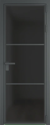 Алюминиевая дверь Profil Doors 13 AG Серая ночь Тонированное матовое