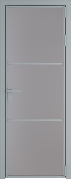 Алюминиевая дверь Profil Doors 13 AG Серебро Монохром серый