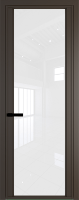 Алюминиевая дверь Profil Doors 2AGP Деорэ Белый триплекс