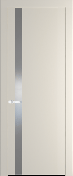 Межкомнатная дверь Profil Doors 1.2 P Монохром серебро (серебро матлак) Кремовая Магнолия (RAL 120-04)