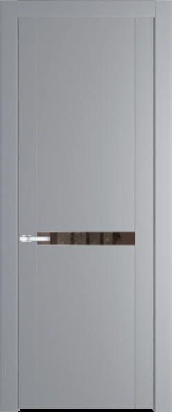 Межкомнатная дверь Profil Doors 1.4 P Зеркало бронзовое Смоки (RAL 870-02)