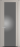 Межкомнатная дверь Profil Doors 1.7 P Lacobel Серебряный лак Сэнд