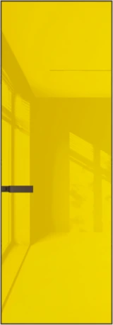 Алюминиевая дверь Profil Doors 1AGN ГЛЯНЕЦ Деорэ Желтый лак
