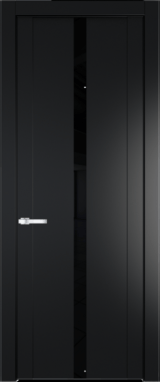 Межкомнатная дверь Profil Doors 1.8 P Lacobel Черный лак Блэк