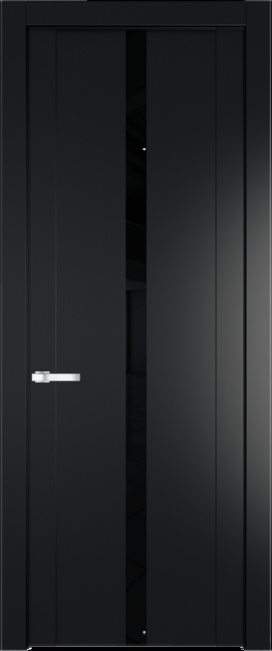 Межкомнатная дверь Profil Doors 1.8 P Lacobel Черный лак Блэк