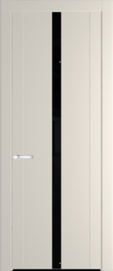 Межкомнатная дверь Profil Doors 1.8 P Черный лак Кремовая Магнолия (RAL 120-04)