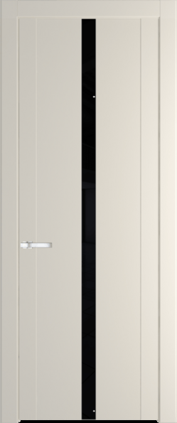 Межкомнатная дверь Profil Doors 1.8 P Черный лак Кремовая Магнолия (RAL 120-04)