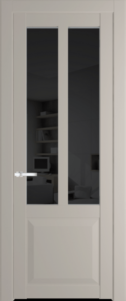 Межкомнатная дверь Profil Doors 1.8.2 PD Сэнд Черное тонированное