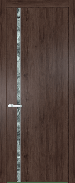 Межкомнатная дверь Profil Doors 21 NW Атриум серебро Дуб Тобакко
