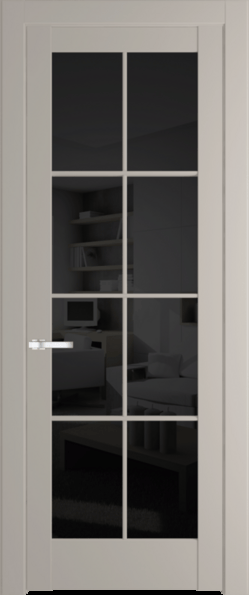 Межкомнатная дверь Profil Doors 4.1.2 (p.8) Сэнд Черное тонированное